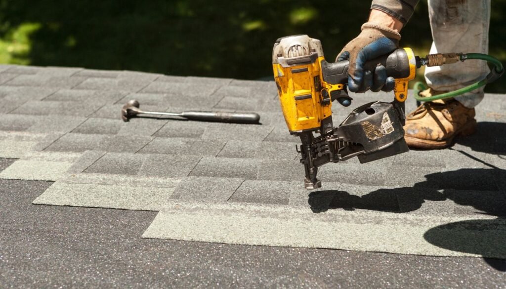 hire a roofer near you inspecting a roof