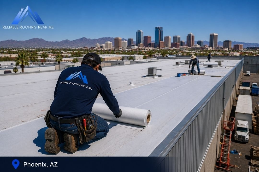 A failing warehouse roof puts inventory, equipment, and operations at risk. Here's what triggers replacement and how it's done without shutting down your business. ROC 355096.