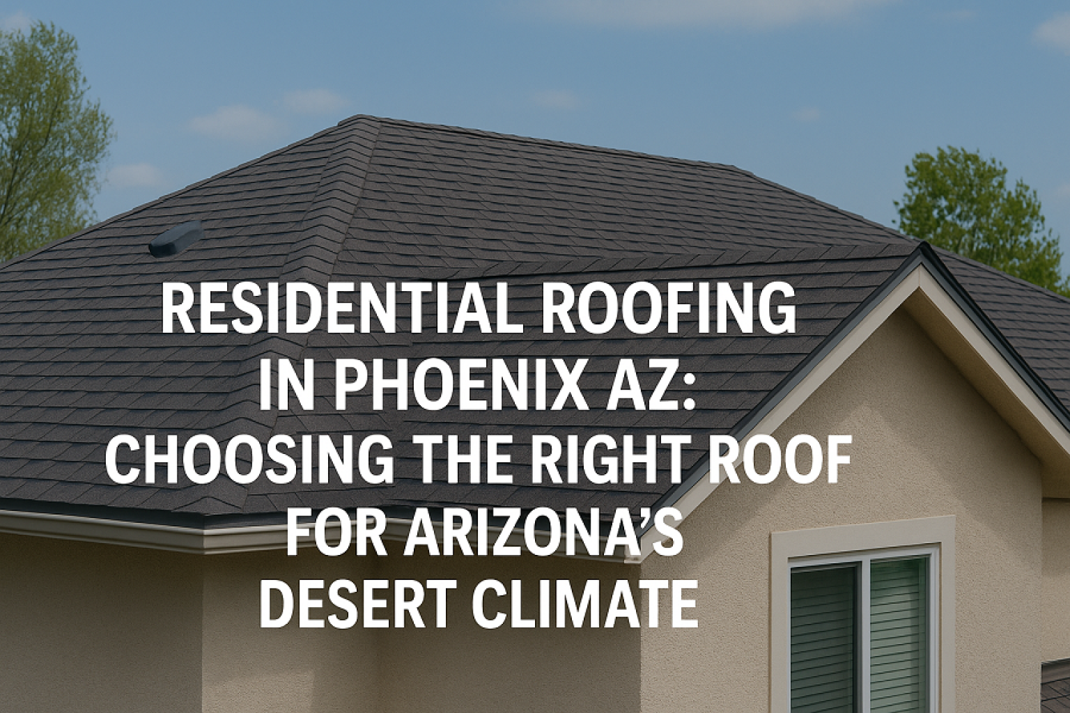 Learn how to choose the best roof for Phoenix’s desert climate. Reliable Roofing Near Me explains tile, shingle, and metal roofing options — with real stories and expert tips.