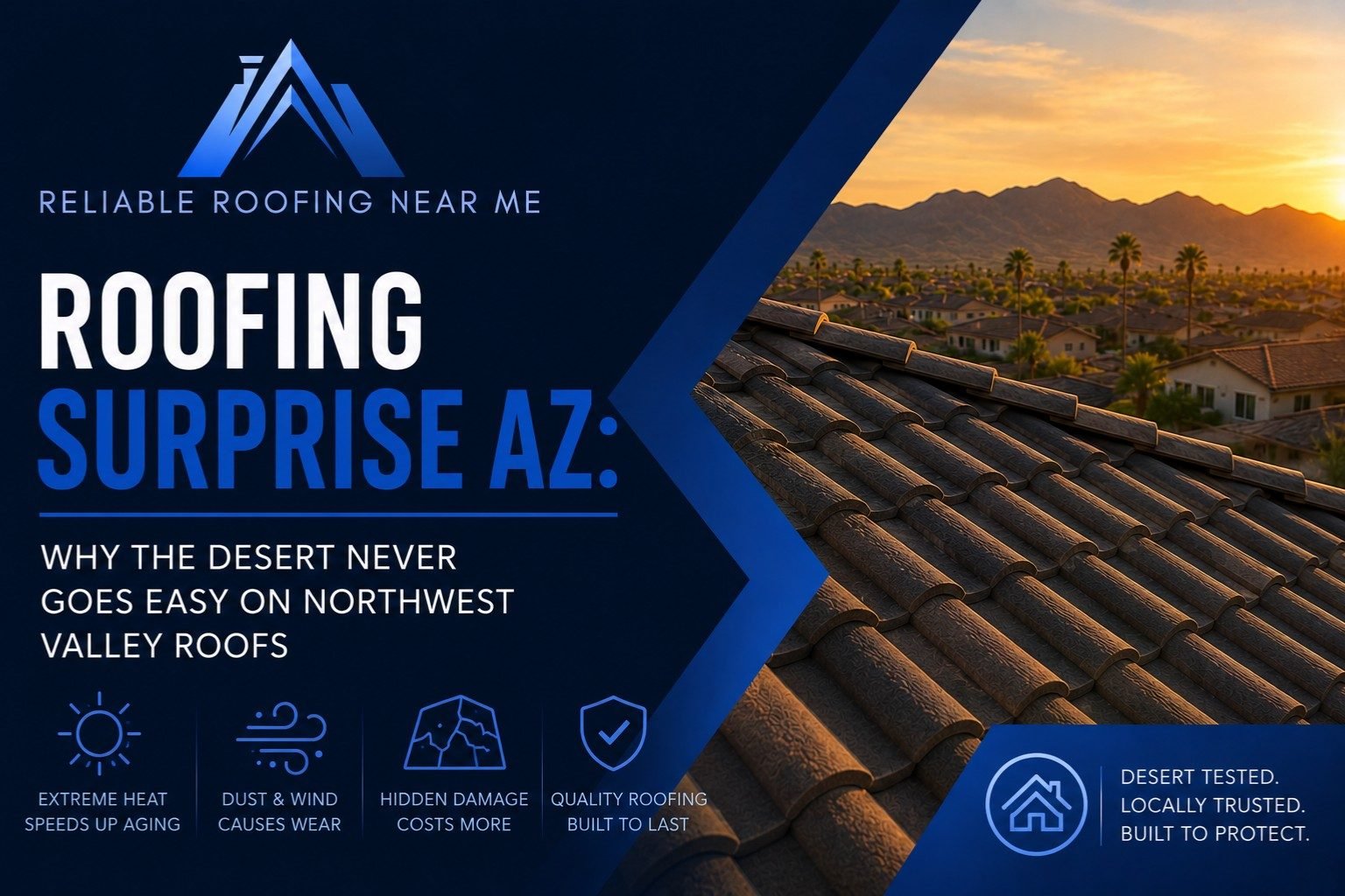 Roofing Surprise AZ Why the Desert Never Goes Easy on Northwest Valley Roofs