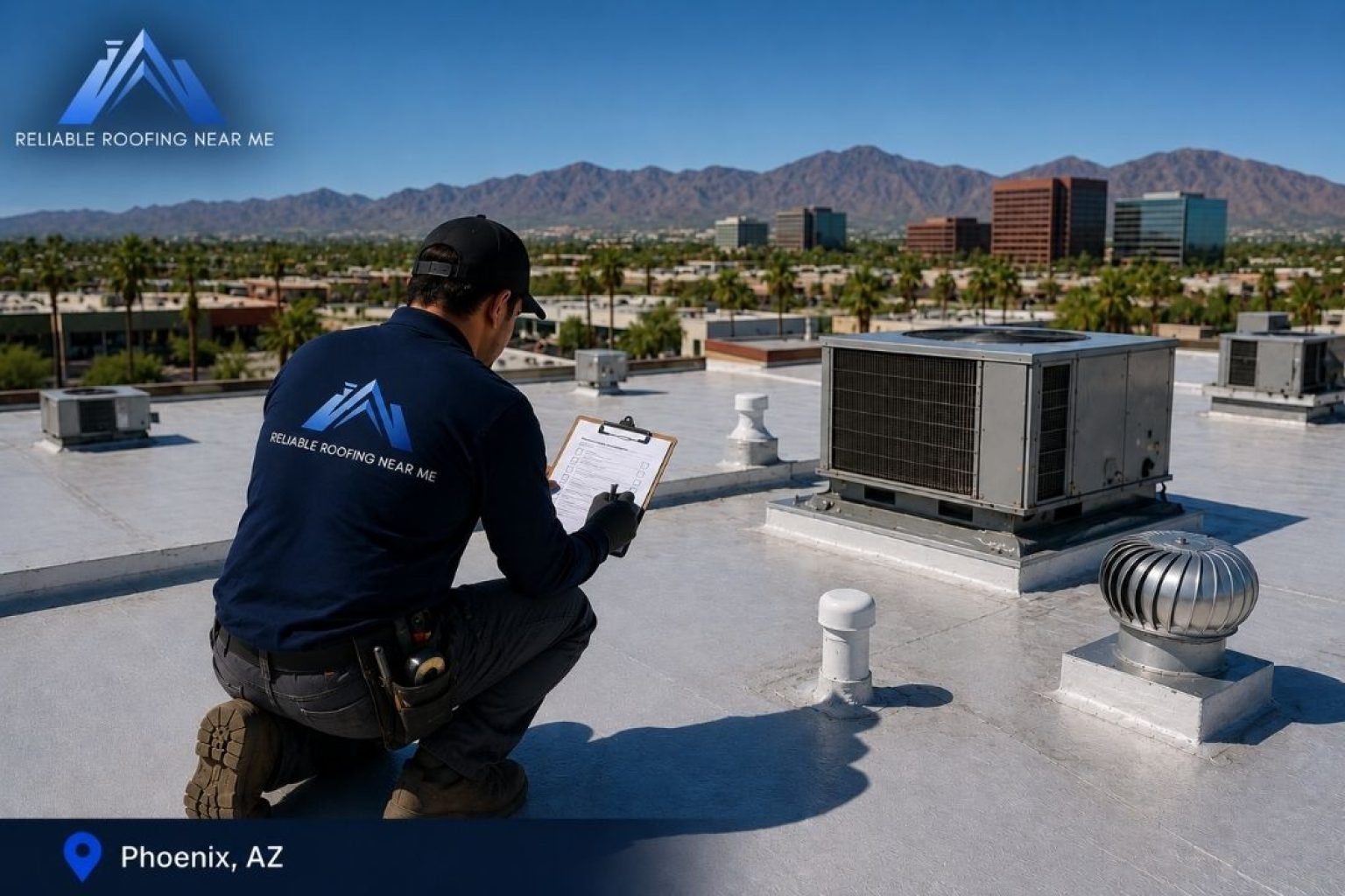 What should a thorough commercial roof inspection in Arizona actually cover? Here's the complete checklist professionals use to catch problems early. ROC 355096.