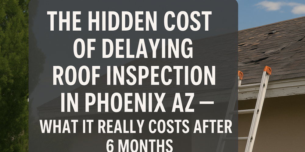 Discover the hidden cost of delaying roof inspection in Phoenix AZ. Real stories, data, and expert insights from Reliable Roofing Near Me show how a $99 check can save thousands later.